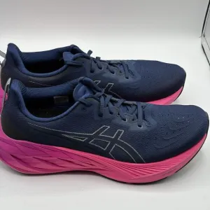 Asics Novablast 4 Women's 12 Blue Pink Running Sneaker 1012B510 Gym FF Blast 