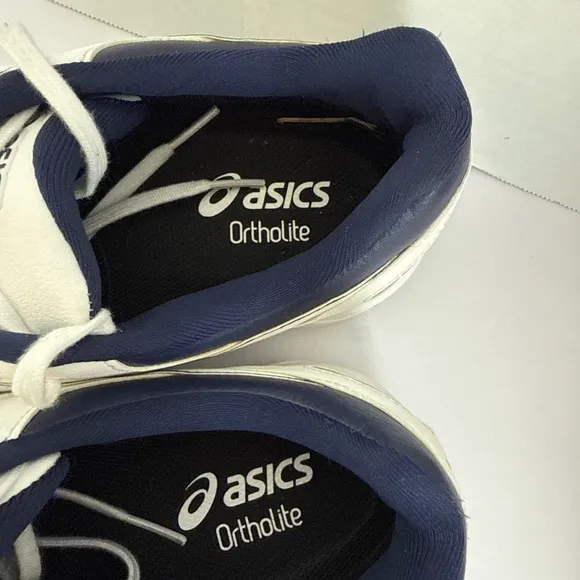Asics White and Black Athletic Shoes for Performance