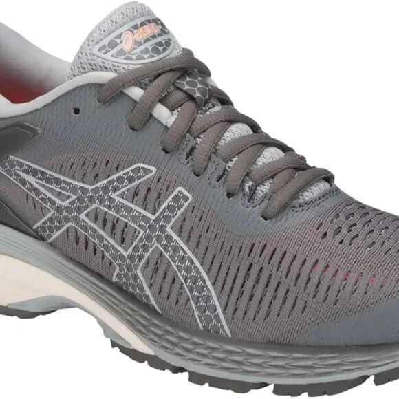 Asics Womens Gel Kayano 25 Grey Coral Running Shoes Size 8 US 39.5 012A026-020
