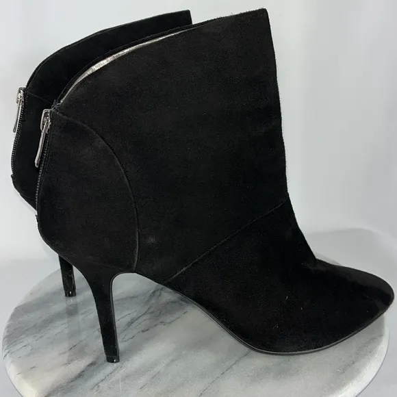 Audrey Brooke stilleto bootie  Sz 10 Blk
