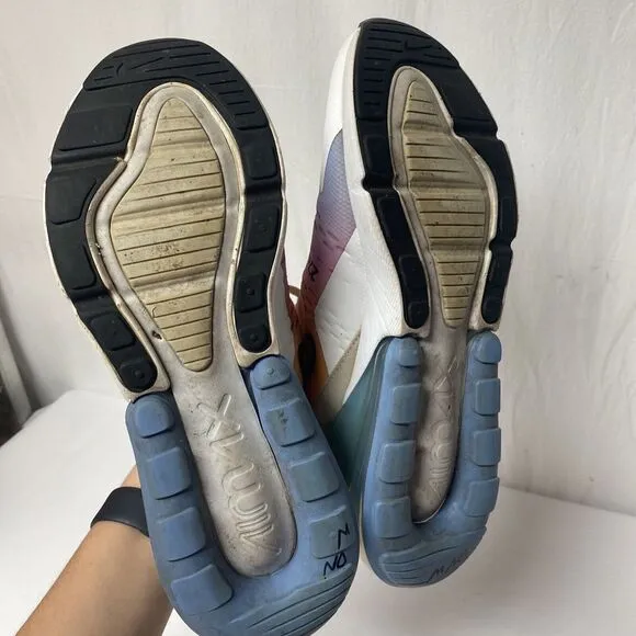 Authentic Rare NIKE Air Max 270 LOW‎ TOP Athletic SNEAKERS in Gradient MEN'S 8.5
