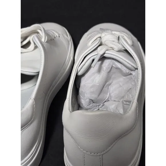 Axel Arigato CLEAN 90 White Lace Up Sneakers Women Designer Shoes Sz 6 See Note