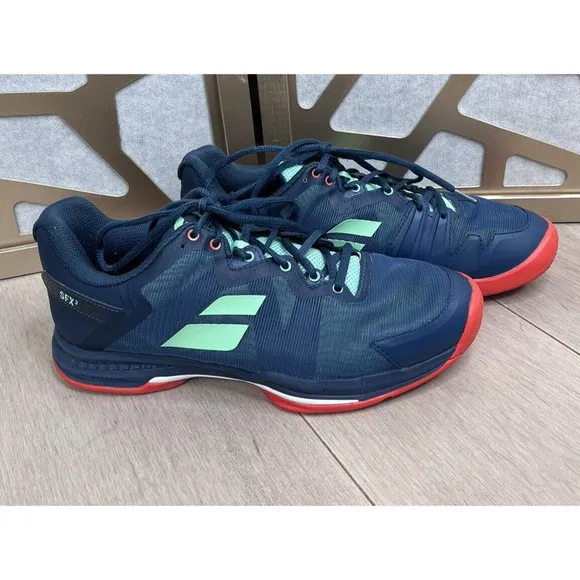BABOLAT SFX 3 All Court Men 9 Eu 42.5 Tennis Pickle Ball Sneakers Shoes Michelin