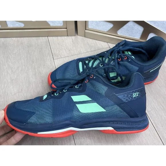 BABOLAT SFX 3 All Court Men 9 Eu 42.5 Tennis Pickle Ball Sneakers Shoes Michelin