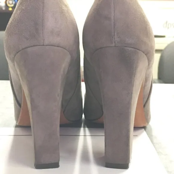 BADGLEY MISCHKA Mark   James &quot;Dimitri&quot; Suede Open Toe Pump