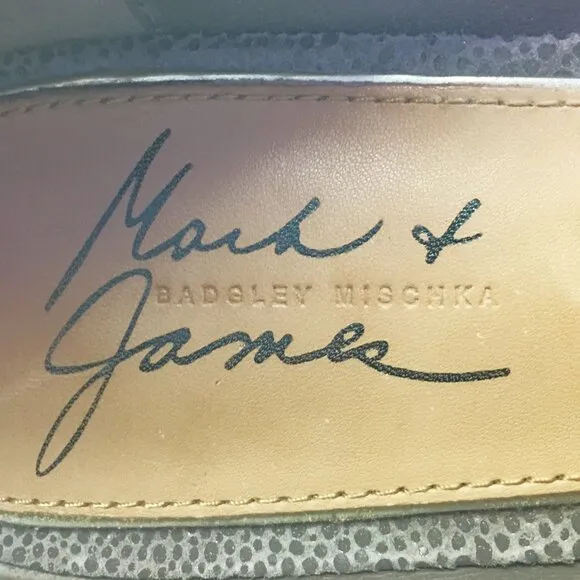 BADGLEY MISCHKA Mark   James &quot;Dimitri&quot; Suede Open Toe Pump