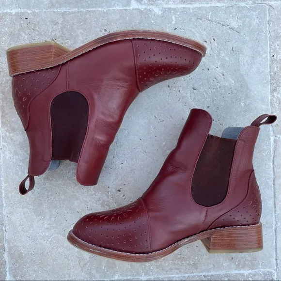 Bali Elf 🇮🇩Eclipse Leather Chelsea Ankle Boot | Vintage Brown | Sz 8