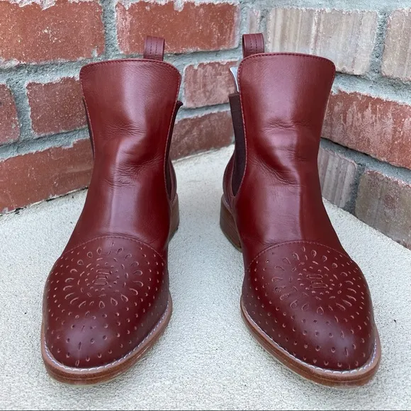 Bali Elf 🇮🇩Eclipse Leather Chelsea Ankle Boot | Vintage Brown | Sz 8