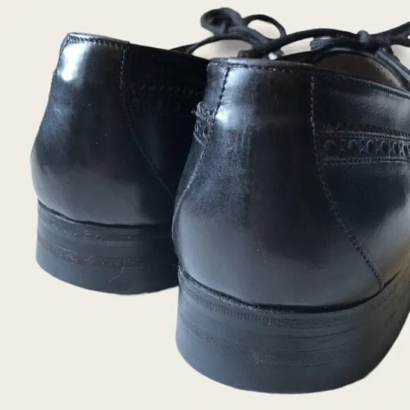BALLY Delber Oxford Shoes Mens Lace Up Black Classic Derby Shoes Italian Leather