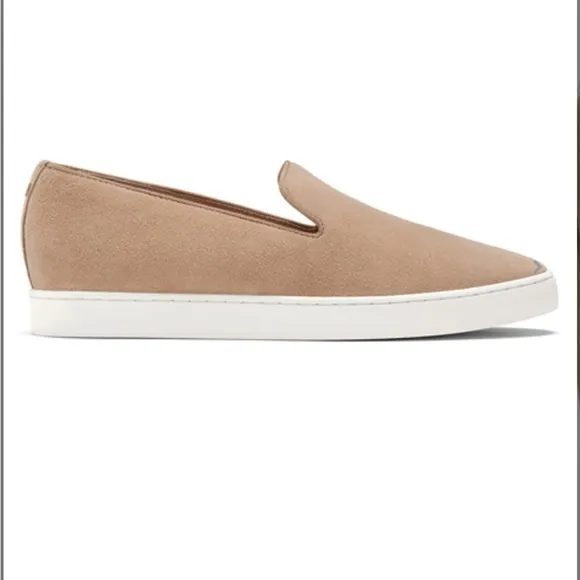 Birdies tan suede The Swift slip on sneakers shoes