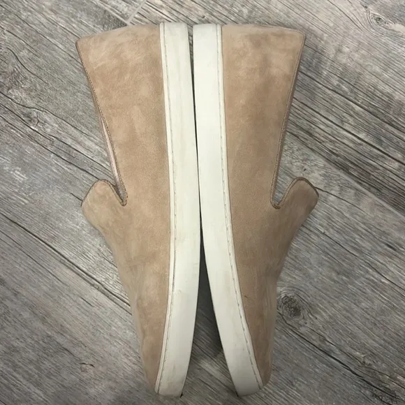 Birdies tan suede The Swift slip on sneakers shoes