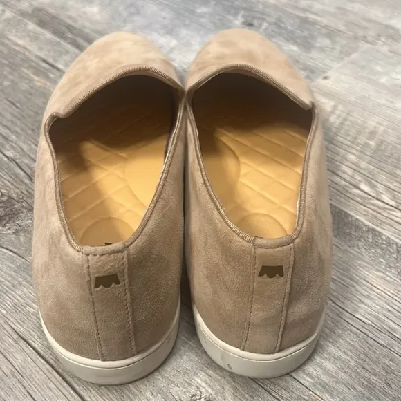 Birdies tan suede The Swift slip on sneakers shoes