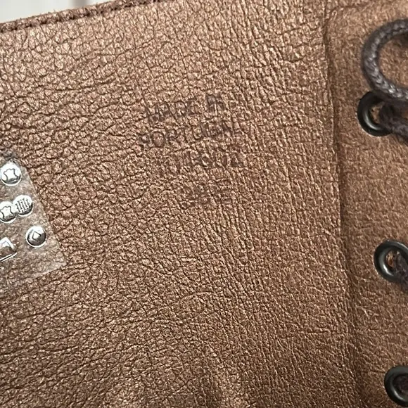Birkenstock Longford Camel Brown Leather Knee-High Boots size 38 size 7 7.5 USA