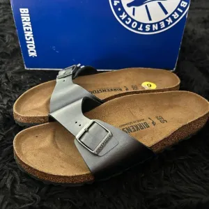 Birkenstock Madrid gray sandals slip on shoes women’s eur 40 new