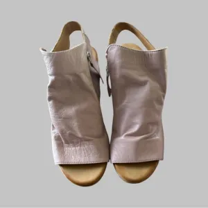 Biza Norah- Women's Pink Leather Slingback Shoes-