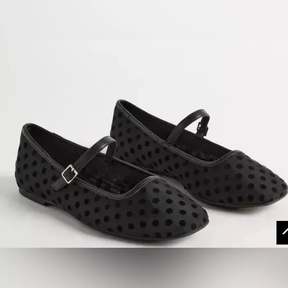 Black Polka Dot Women's Shoes