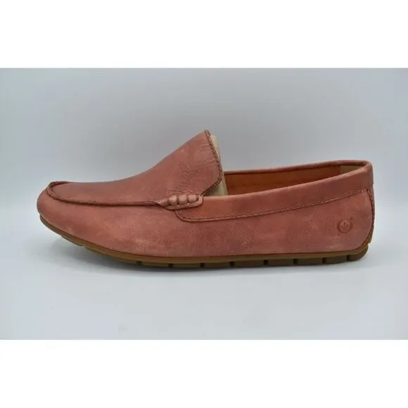 Born Mens Size 10 Allan Leather Slip On Loafers Shoes