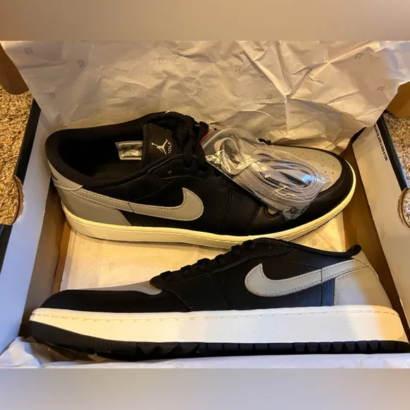 Brand new Jordan One Low’s (Shadow) golf shoes.