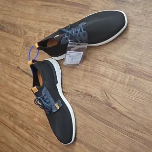 Brand New Men's Size 13 &quot;Wolf and Shepherd Swiftnit Derby&quot; Shoes in Black/White