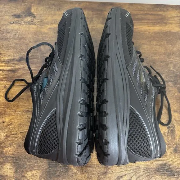 Brooks Addiction 13 Mens 12.5 Running Shoes Black Athletic Sneakers
