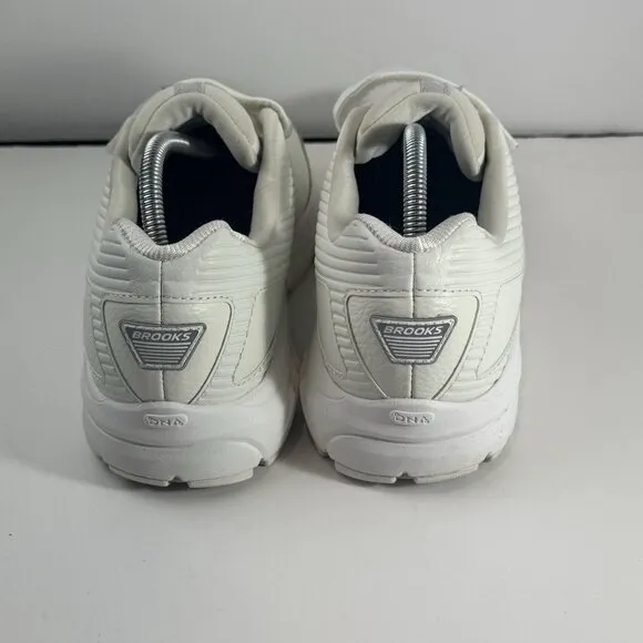Brooks Addiction Walker 2 Mens Size 10 Medium (D) White Hook &amp; Loop Walking Shoe