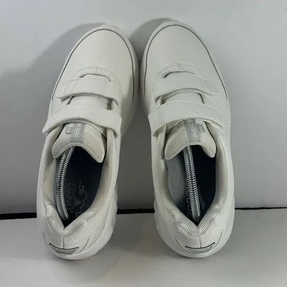 Brooks Addiction Walker 2 Mens Size 10 Medium (D) White Hook &amp; Loop Walking Shoe