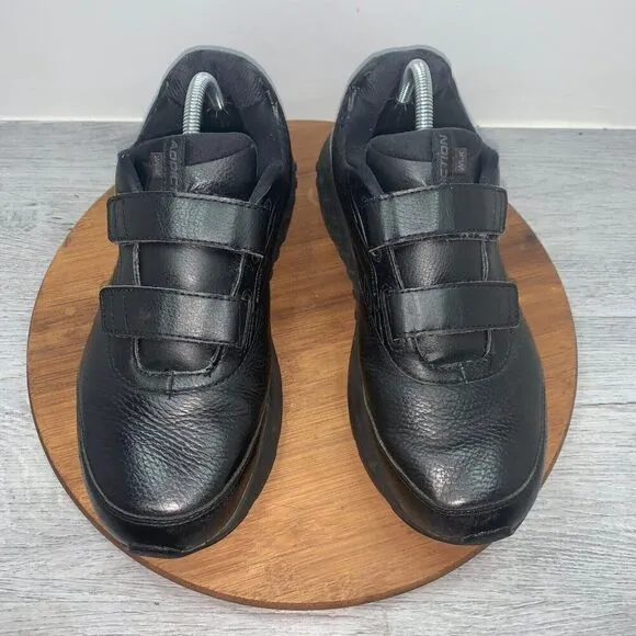 Brooks Addiction Walker Men’s Size 10 D Black Leather Walking Shoes Sneakers
