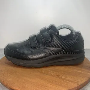 Brooks Addiction Walker Men’s Size 10 D Black Leather Walking Shoes Sneakers