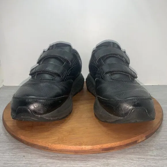 Brooks Addiction Walker Men’s Size 10 D Black Leather Walking Shoes Sneakers