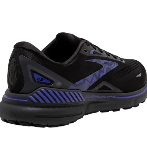 Brooks Adrenaline GTS 14 Mens Running Shoes Size 14 Black/Ebony/Liberty (NEW)