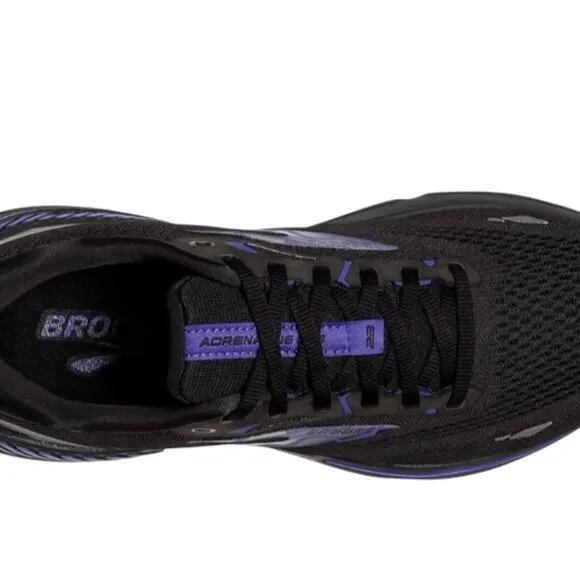 Brooks Adrenaline GTS 14 Mens Running Shoes Size 14 Black/Ebony/Liberty (NEW)