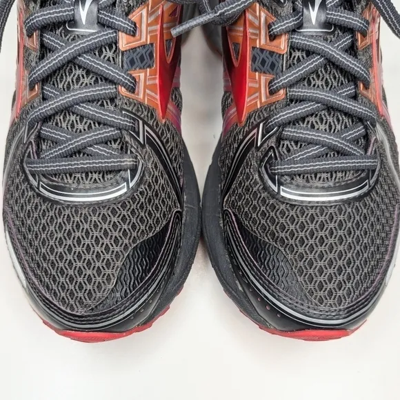Brooks Adrenaline GTS 17 running shoe black pink gray women's size 7.5