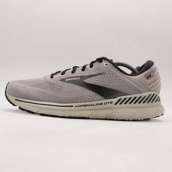 Brooks Adrenaline GTS 22 Men's 12.5 D Gray Running Shoes Sneakers 1103661D012