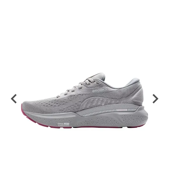 Brooks Adrenaline GTS 24 Women's Gray and Pink Running Shoes/,9 M