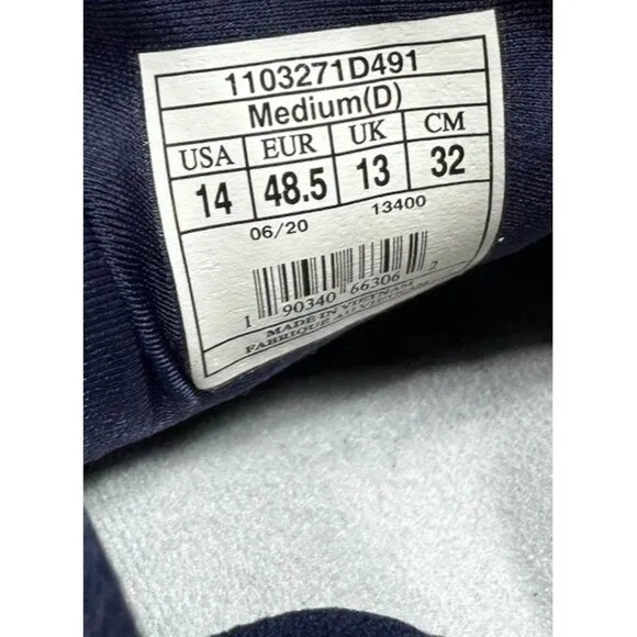 Brooks Beast 20 Gray Blue Men's Size 14 D Running Shoes 1103271D491 Sneakers
