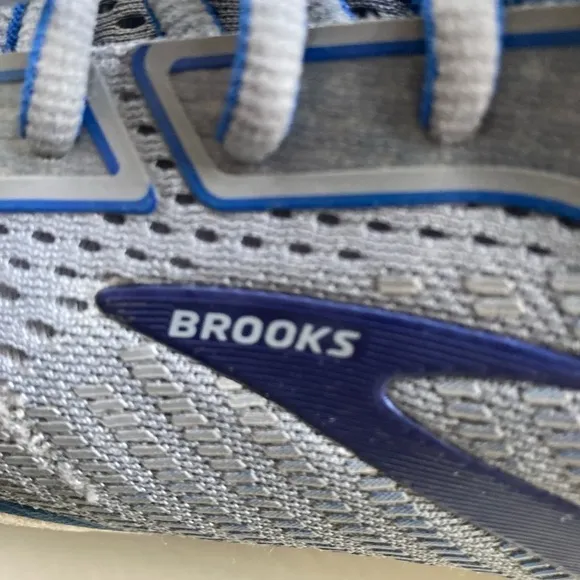 Brooks Ghost 12 Running Walking Training Shoes Gray Blue Men's Sz 12 Read