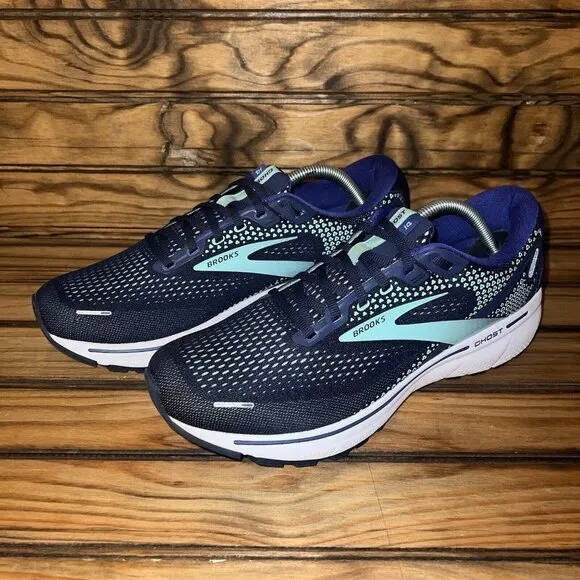 Brooks Ghost‎ 14 Athletic Shoes Womens Size 11.5 Blue Purple Running Walking Gym