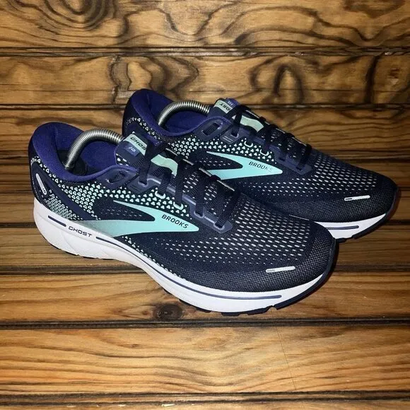 Brooks Ghost‎ 14 Athletic Shoes Womens Size 11.5 Blue Purple Running Walking Gym