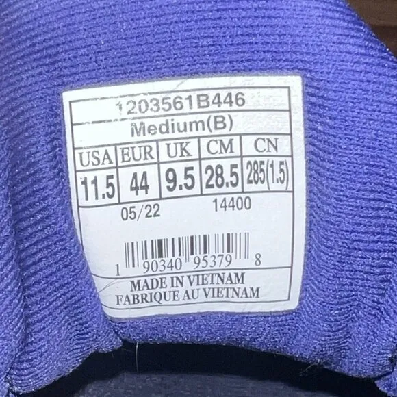 Brooks Ghost‎ 14 Athletic Shoes Womens Size 11.5 Blue Purple Running Walking Gym