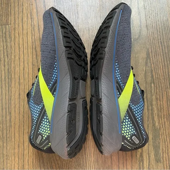 Brooks Ghost 14 Black Blue Nightlife (1103691D069) Size 11.5 Running Shoes