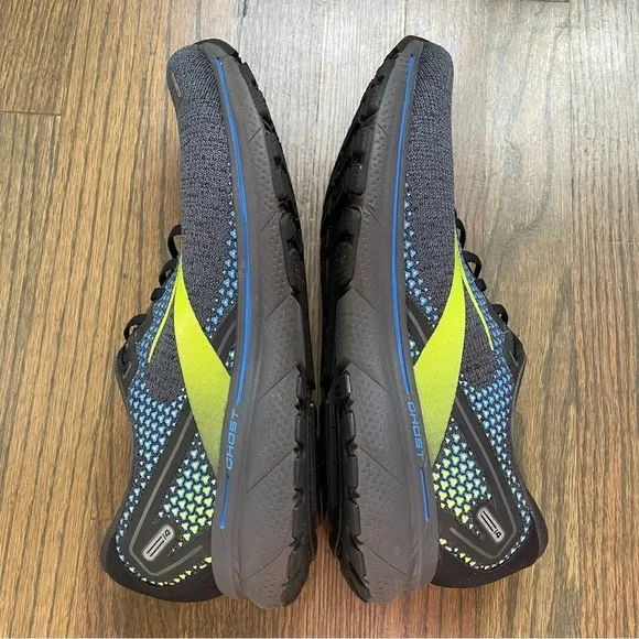 Brooks Ghost 14 Black Blue Nightlife (1103691D069) Size 11.5 Running Shoes