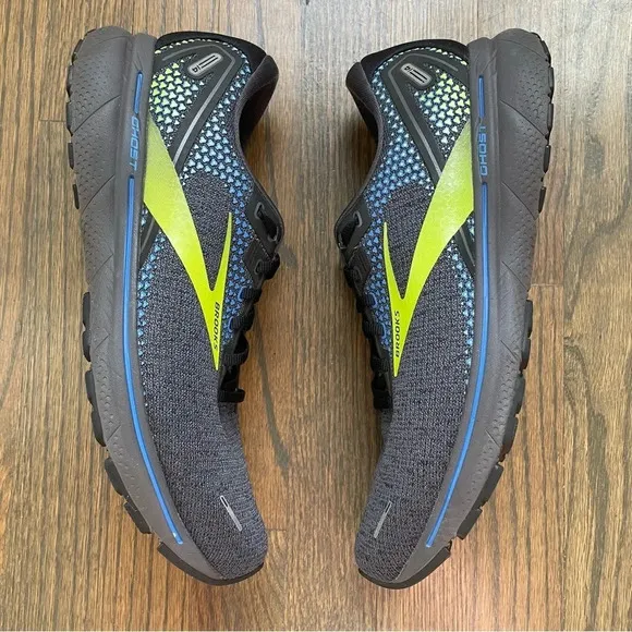 Brooks Ghost 14 Black Blue Nightlife (1103691D069) Size 11.5 Running Shoes