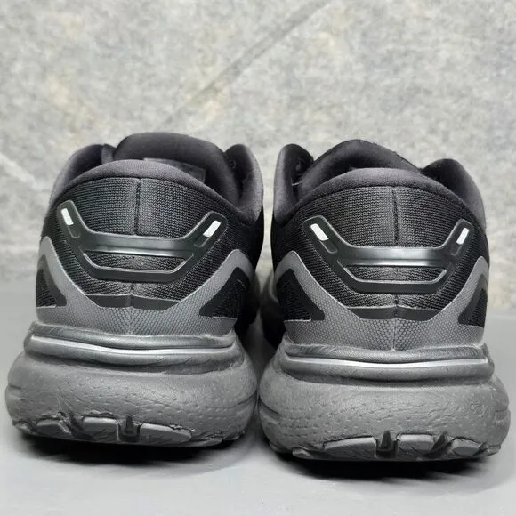 Brooks Ghost 15 Men's Running Shoes 11.5‎ D Black Lace Up Comfy Sneakers