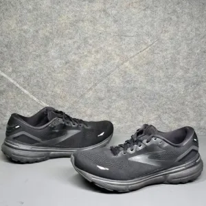 Brooks Ghost 15 Men's Running Shoes 11.5‎ D Black Lace Up Comfy Sneakers
