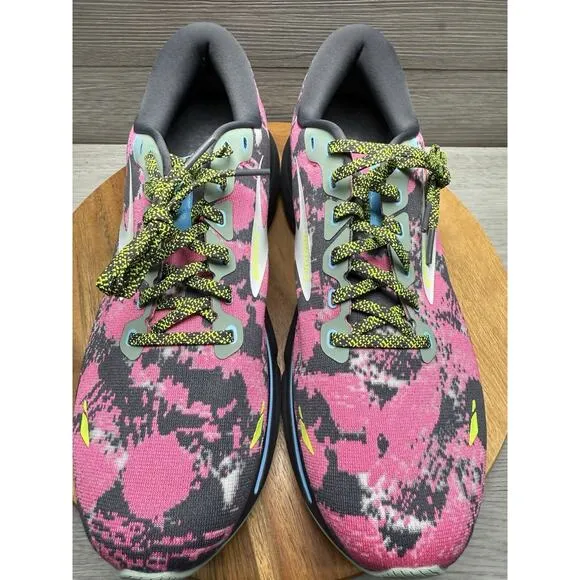 Brooks Ghost 15 Pink Sneakers Running Athletic Gym Jogging Men Size 11.5