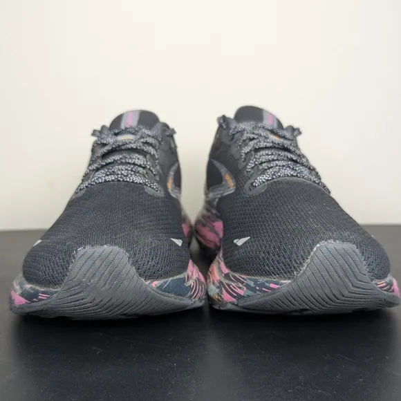 Brooks Ghost 15 Running Shoes Black Pink Orange Women’s 10 Special Edition