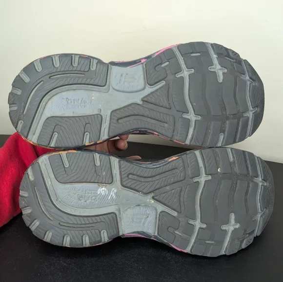 Brooks Ghost 15 Running Shoes Black Pink Orange Women’s 10 Special Edition