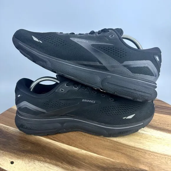 Brooks Ghost 15 Shoes Men's 11.5 D Black Sneakers Running Athletic Jogging Gym