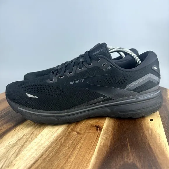 Brooks Ghost 15 Shoes Men's 11.5 D Black Sneakers Running Athletic Jogging Gym