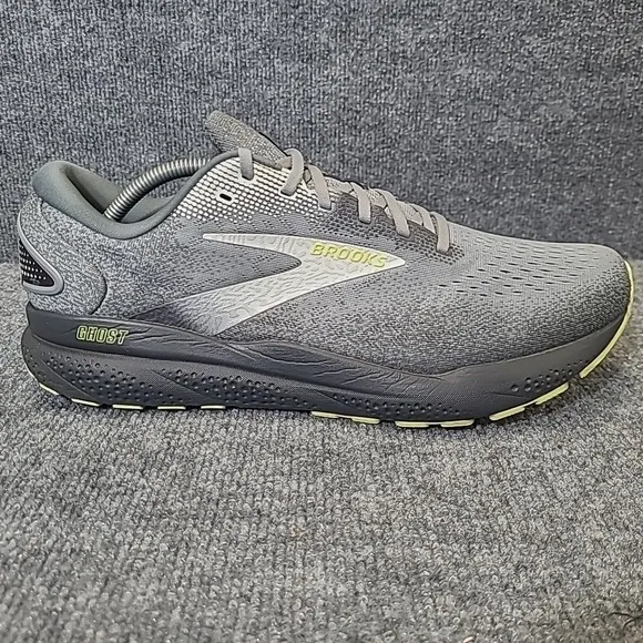 Brooks Ghost 16 Mens 12.5 Shoes Gray 1104181D040 Running Sneaker Gym Walking
